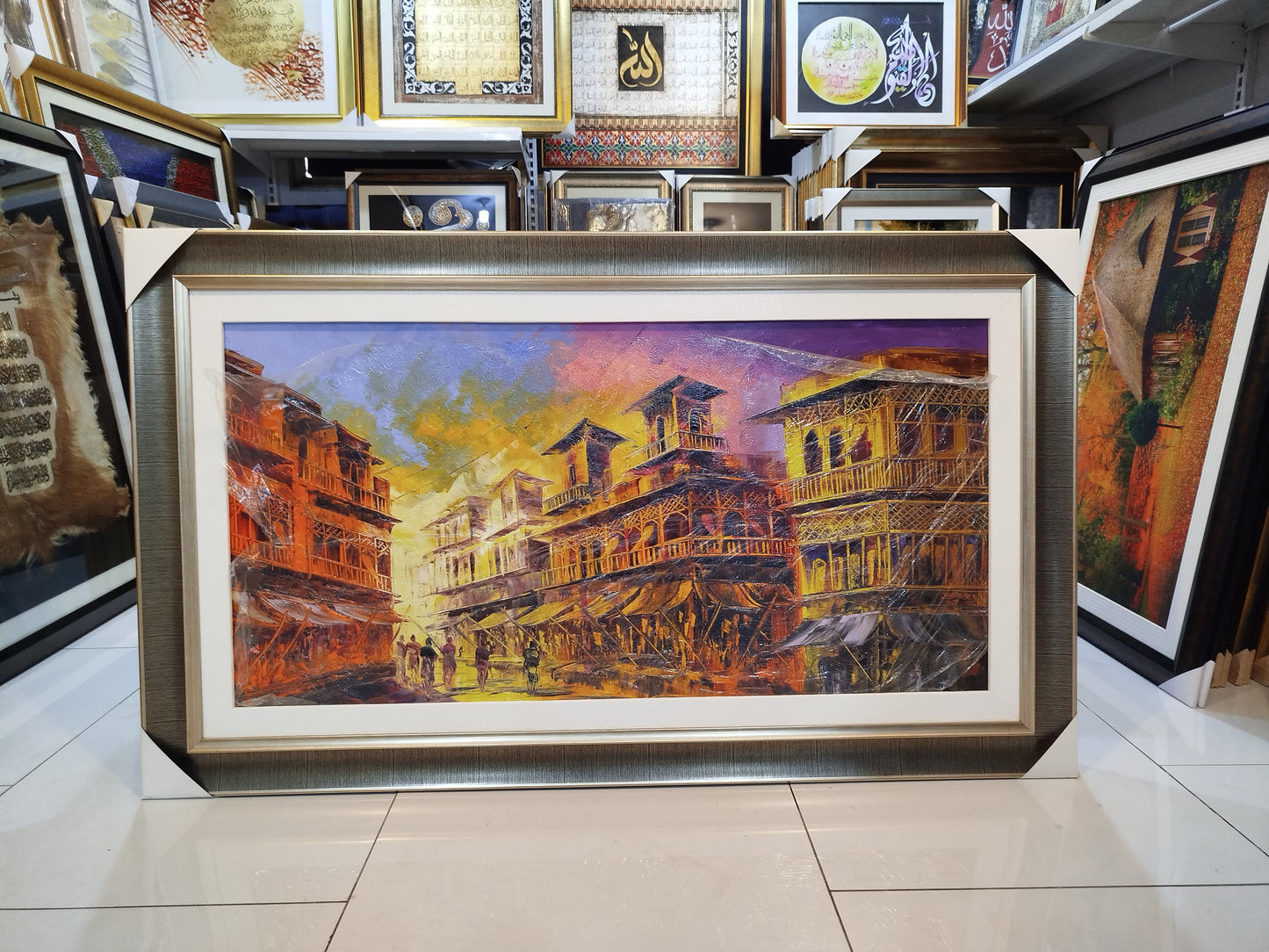 Old Lahore painting - Hand made