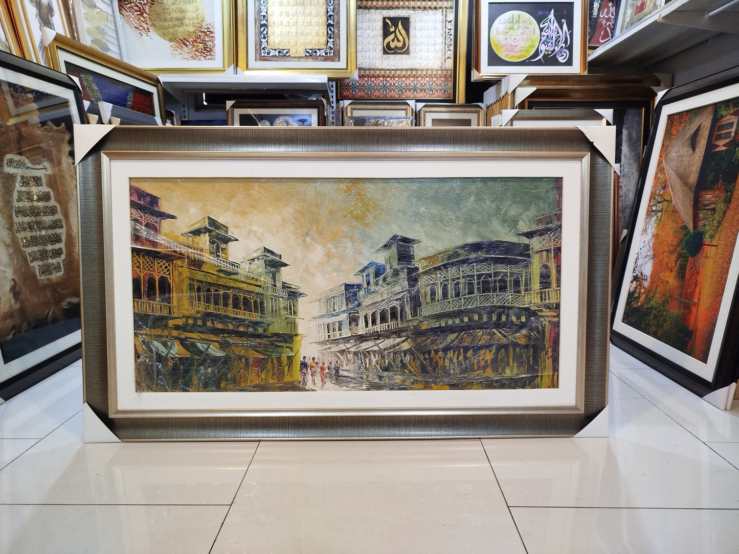 Old Lahore painting - Hand made