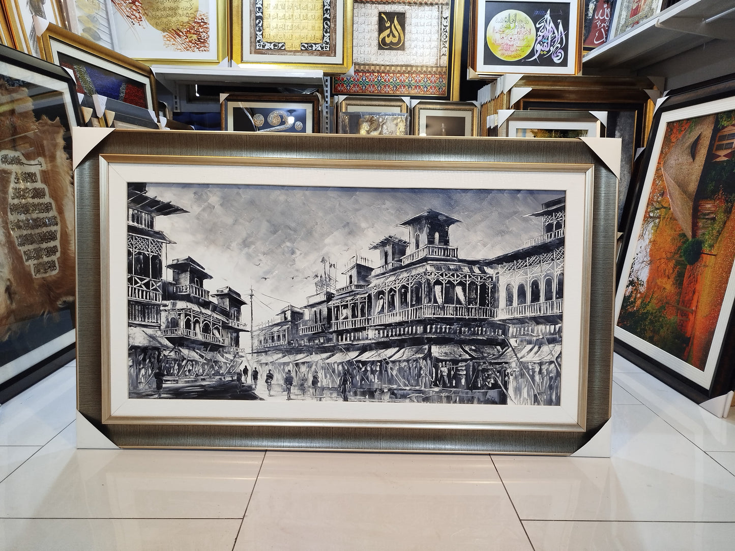 Old Lahore painting - Hand made