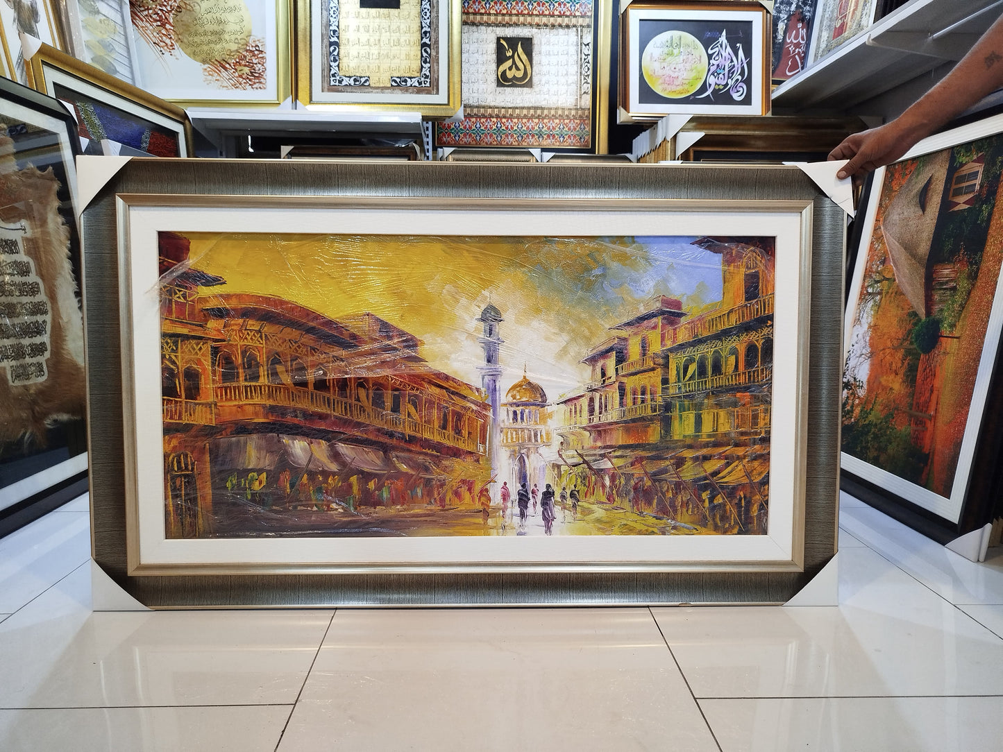 Old Lahore painting - Hand made