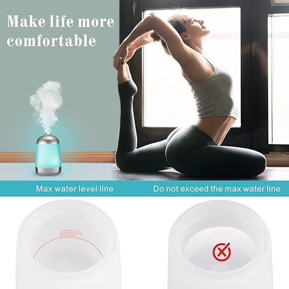 Cold Mist Aromatherapy Humidifier Electric Aroma Infuser For Home Bedroom Office (random Color)