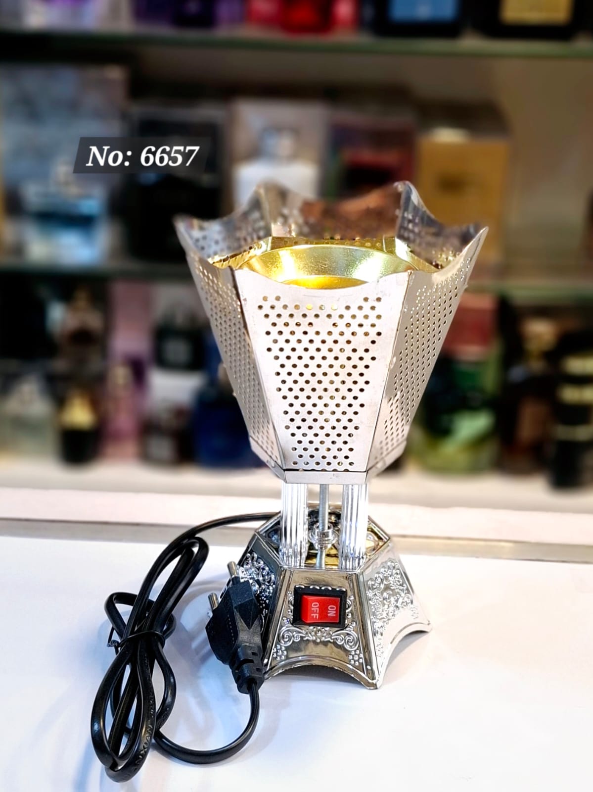 Silver Bahoor Burner - A Luxurious & Fragrant Incense Experience