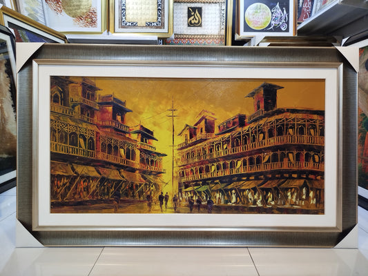 Old Lahore painting - Hand made